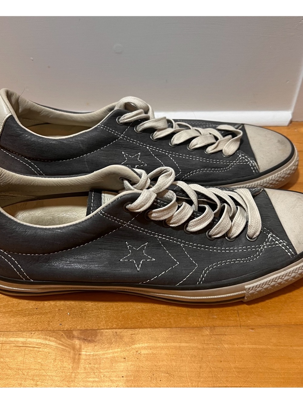 Converse x John Varvatos One Star Wolf Grey Leather Size 8.5